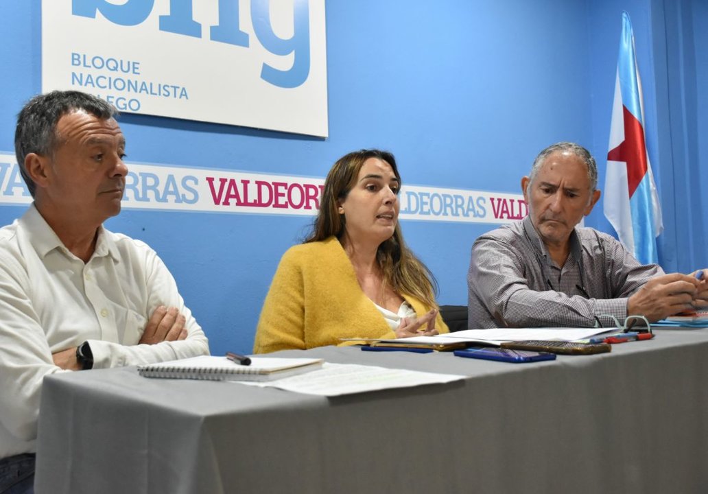 Xosé Manuel Puga, María Albert y Suso Vilasánchez