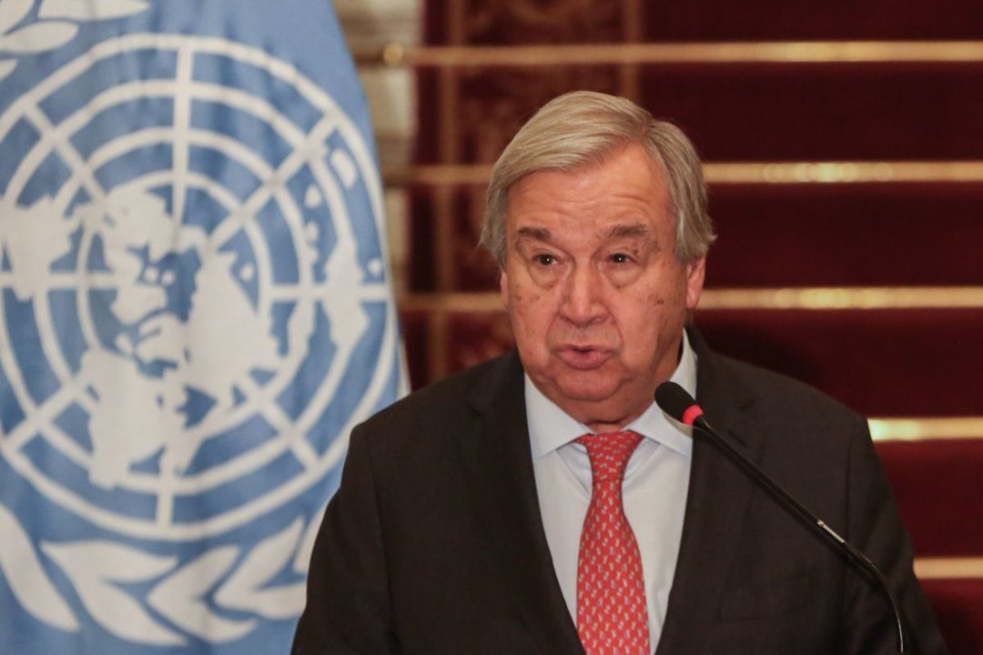 El secretario general de la ONU, Antonio Guterres. STRINGER