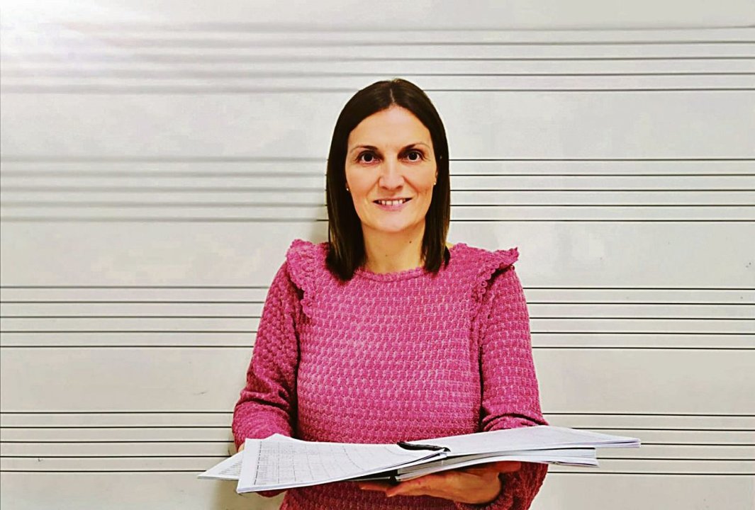 Nieves Llopis, nueva directora de la Unión Musical de Allariz.