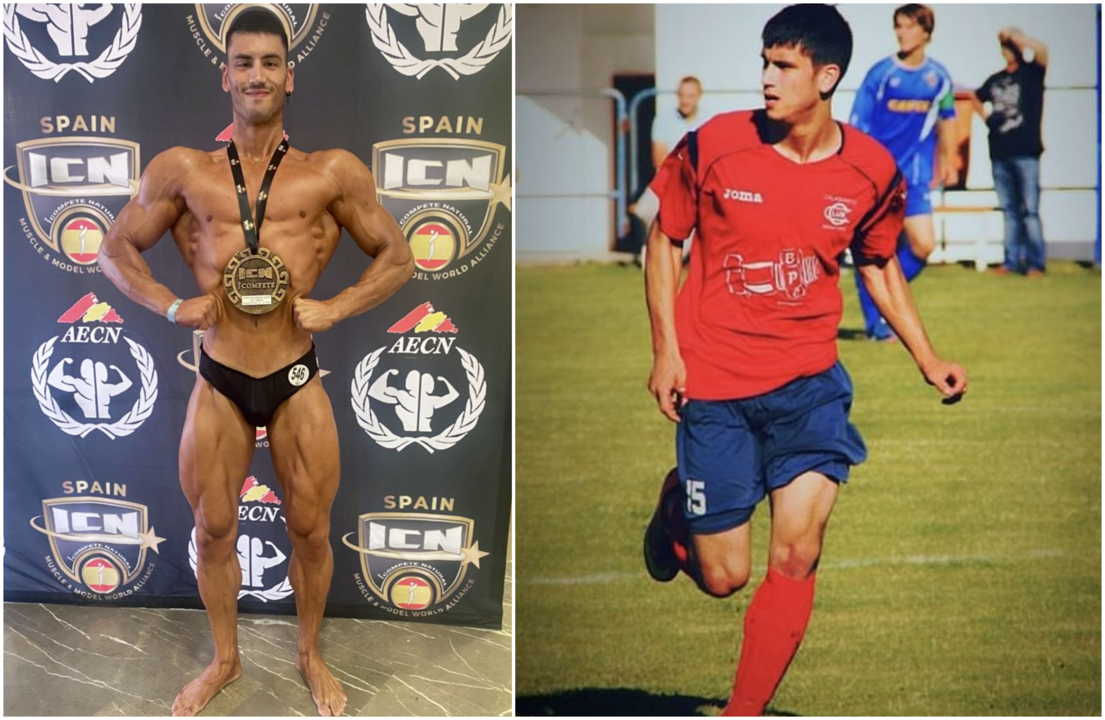 La evolución de Rubén García, desde cuando era futbolista hasta ahora