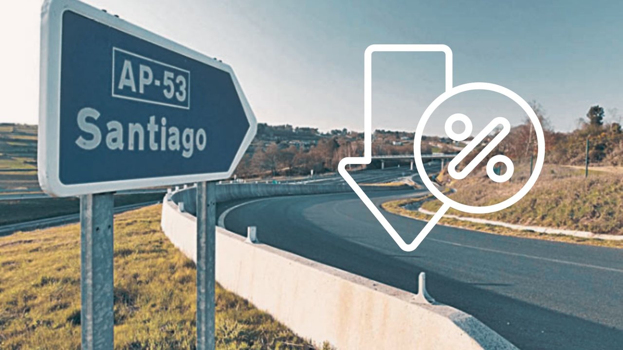 El descuento en la autopista AP-53 (Ourense-Santiago) repercutiría significativamente en el bolsillo de los ouresanos.