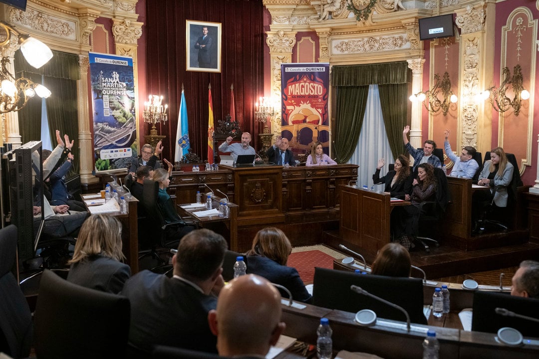 Pleno del Concello de Ourense. FOTO: ÓSCAR PINAL