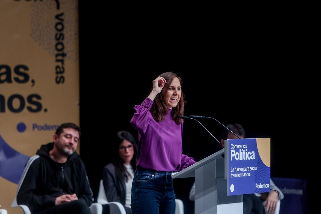 La secretaria general de Podemos y ministra de Derechos Sociales y Agenda 2030, Ione Belarra (EP)
