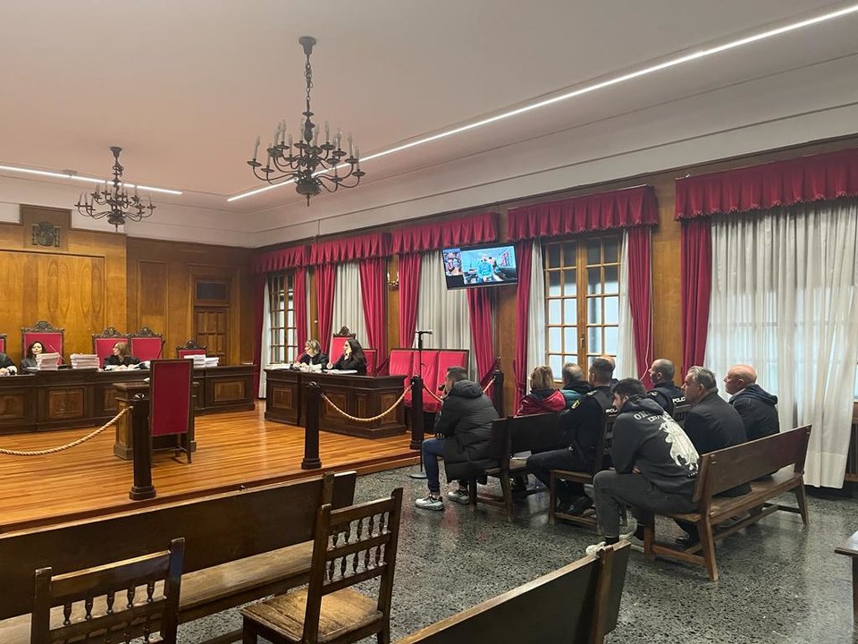 La tercera sesión de la vista oral en la Audiencia de Ourense por la operación Reditus (M.S.)