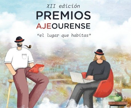 Cartel de los XII Edición de los Premios AJE Ourense
