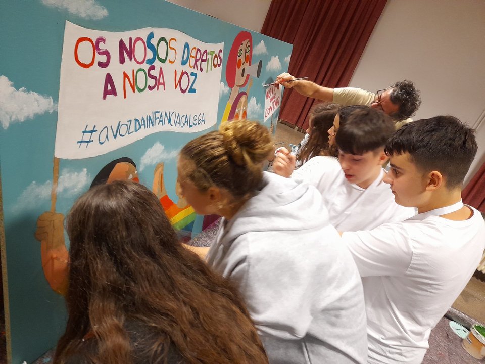Imagen del encuentro de Unicef en Carballiño