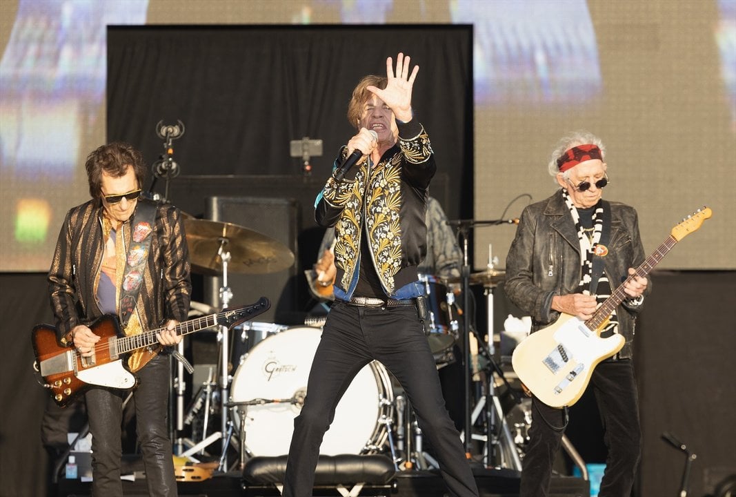 Actuación de los Rolling Stones en el British Summer Time Festival. Foto: EP