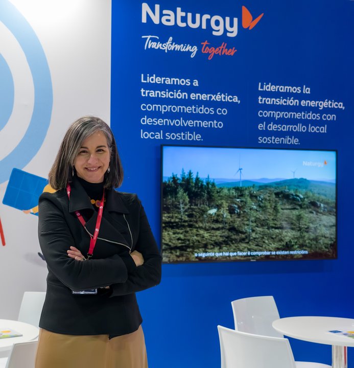María Landeira, responsable de Desarrollo de Proyectos Renovables de Naturgy
en Galicia.