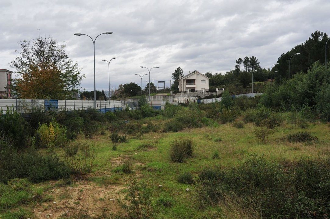 Parcela de Cambedo de Raia, en donde se construirán las viviendas.