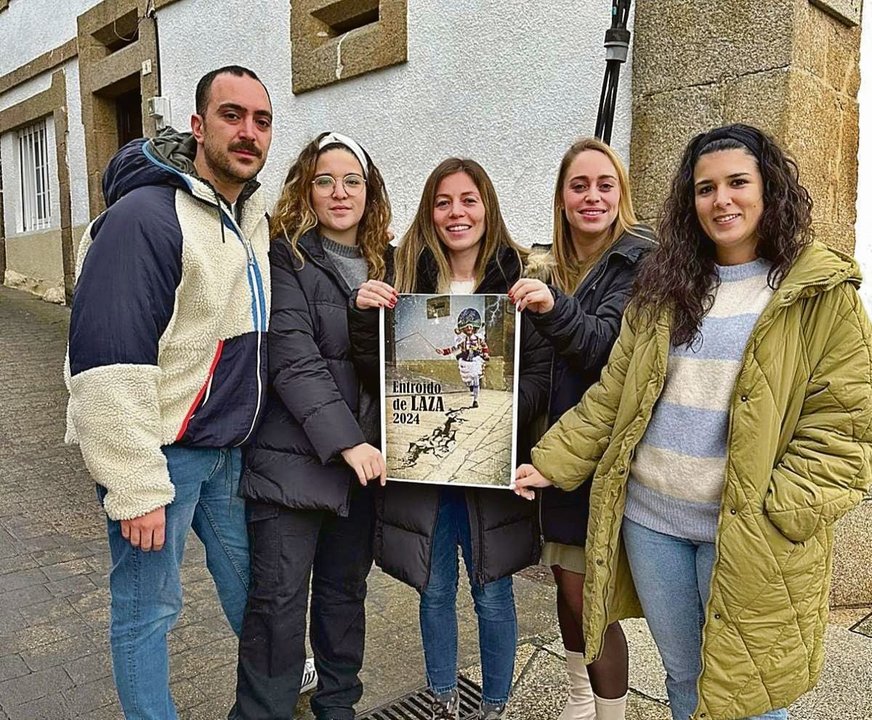 Xacobo García, Noelia Costa, Rebeca Diz, Alba Queija y Nerea Costa..