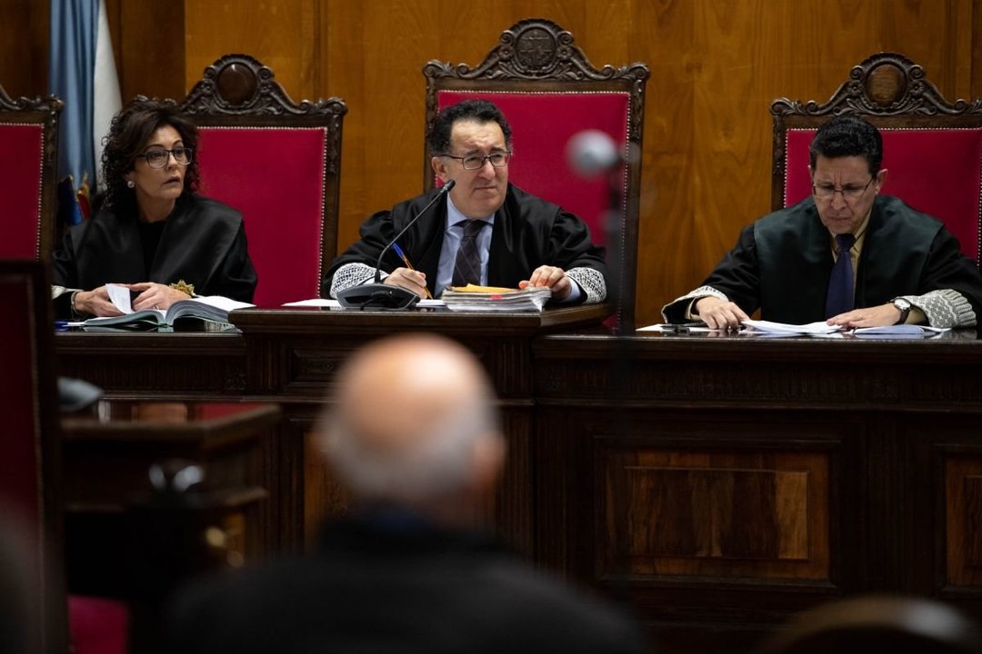 Los magistrados que dictarán sentencia, Ana del Carmen Blanco, Antonio Piña y Manuel Cid Manzano