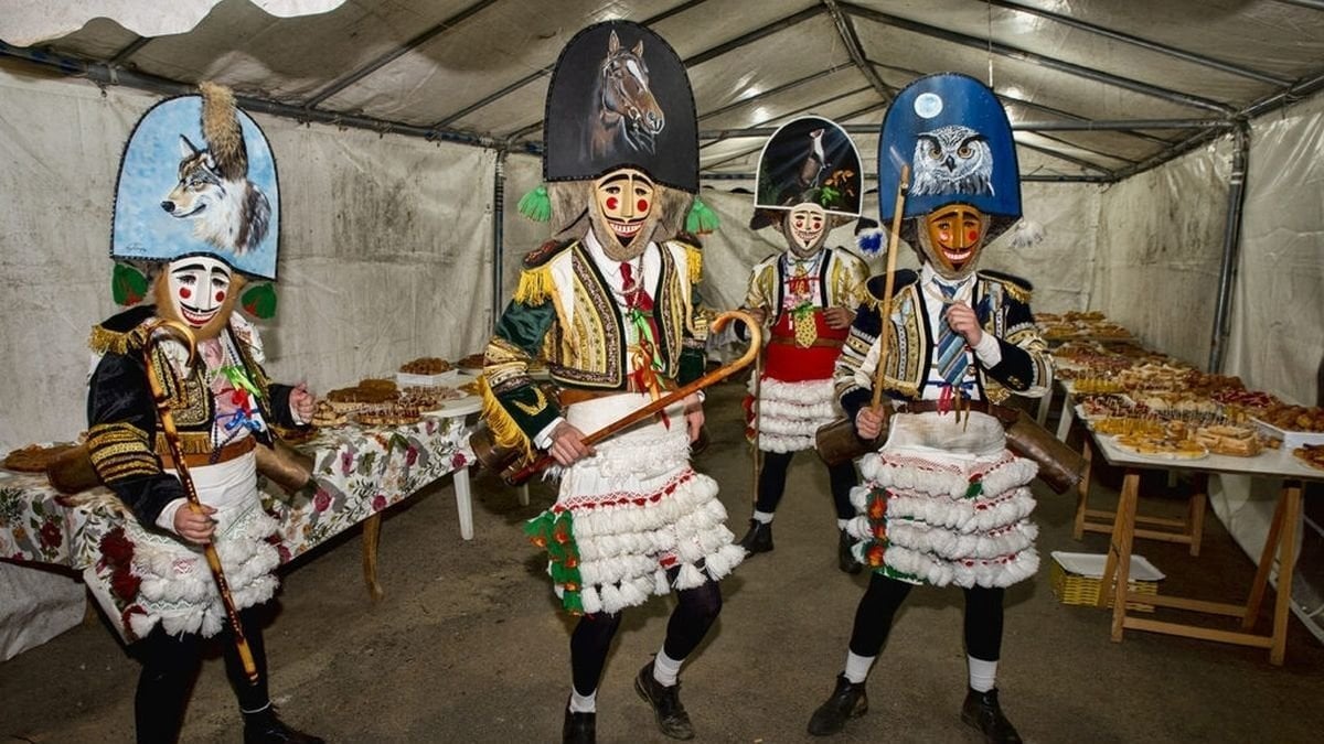 Los felos de Maceda celebrando el “Fiadeiro de Carguizoi” el año pasado