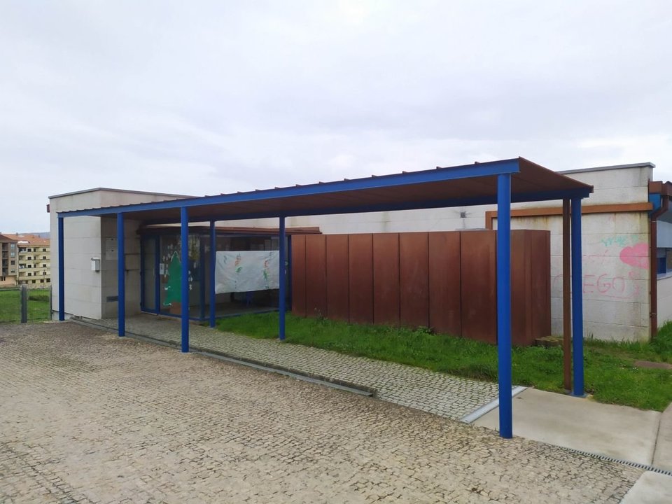 La escuela infantil municipal, ubicada en el barrio de O Cercado.