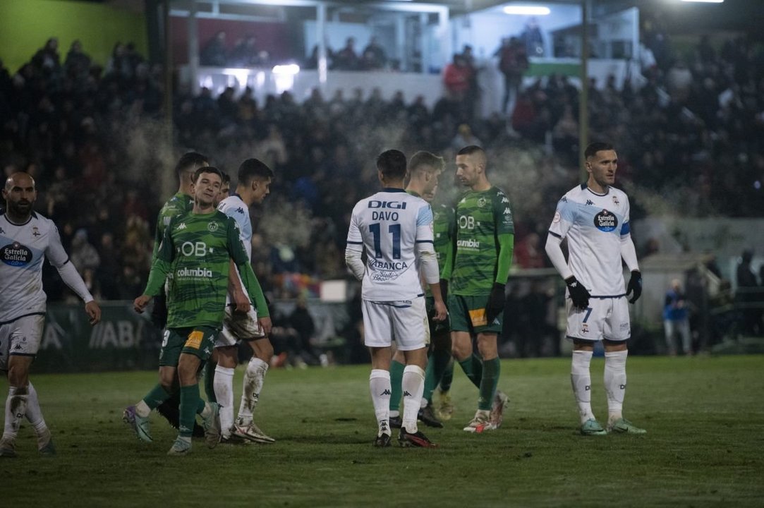 Arenteiro y Dépor jugaron el último partido del año en Espiñedo.
