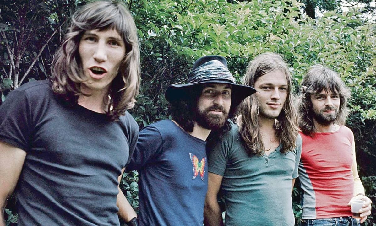 Los cuatro miembros de Pink Floyd: Roger Waters, Nick Mason, Rick Wright y David Gilmour.