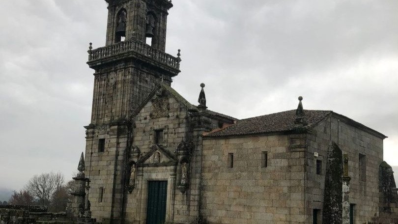 La iglesia de la parroquia de Santa María de Beade.