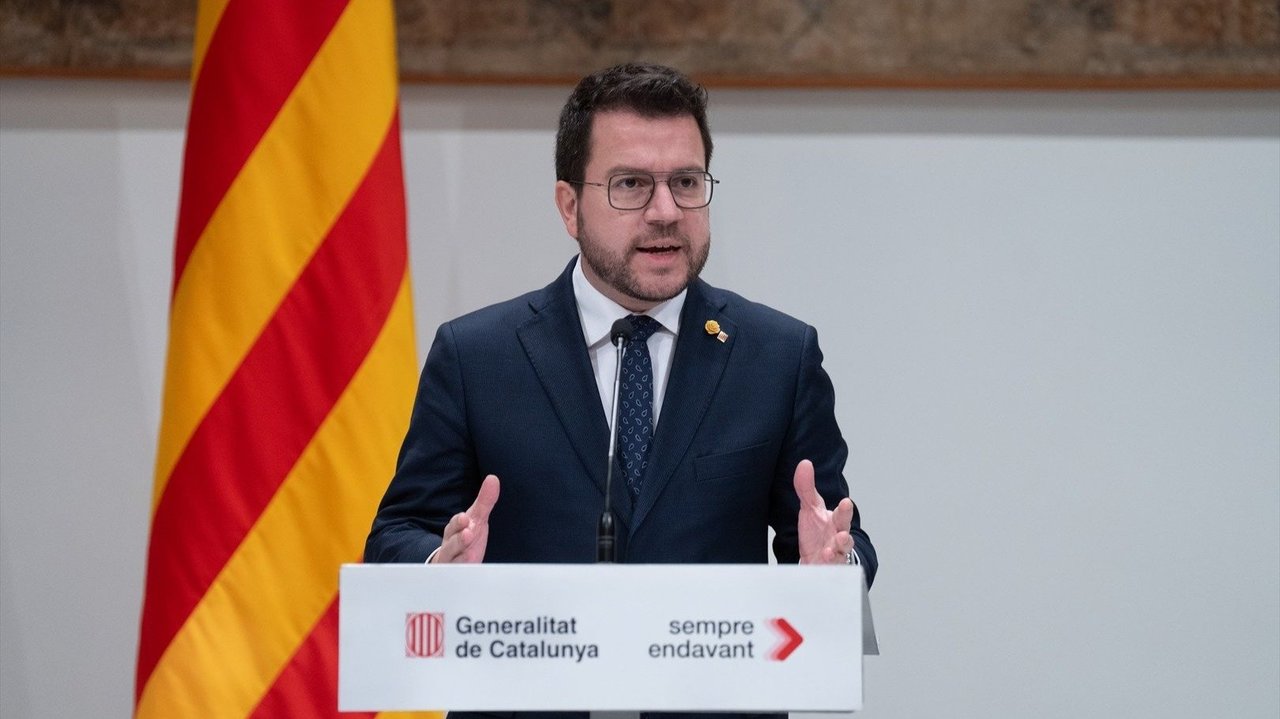 El presidente de la Generalitat de Catalunya, Pere Aragonès (EP).