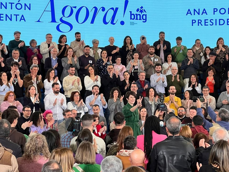 Ana Pontón presenta una campaña de "esperanza" de cara a las elecciones gallegas (EP)