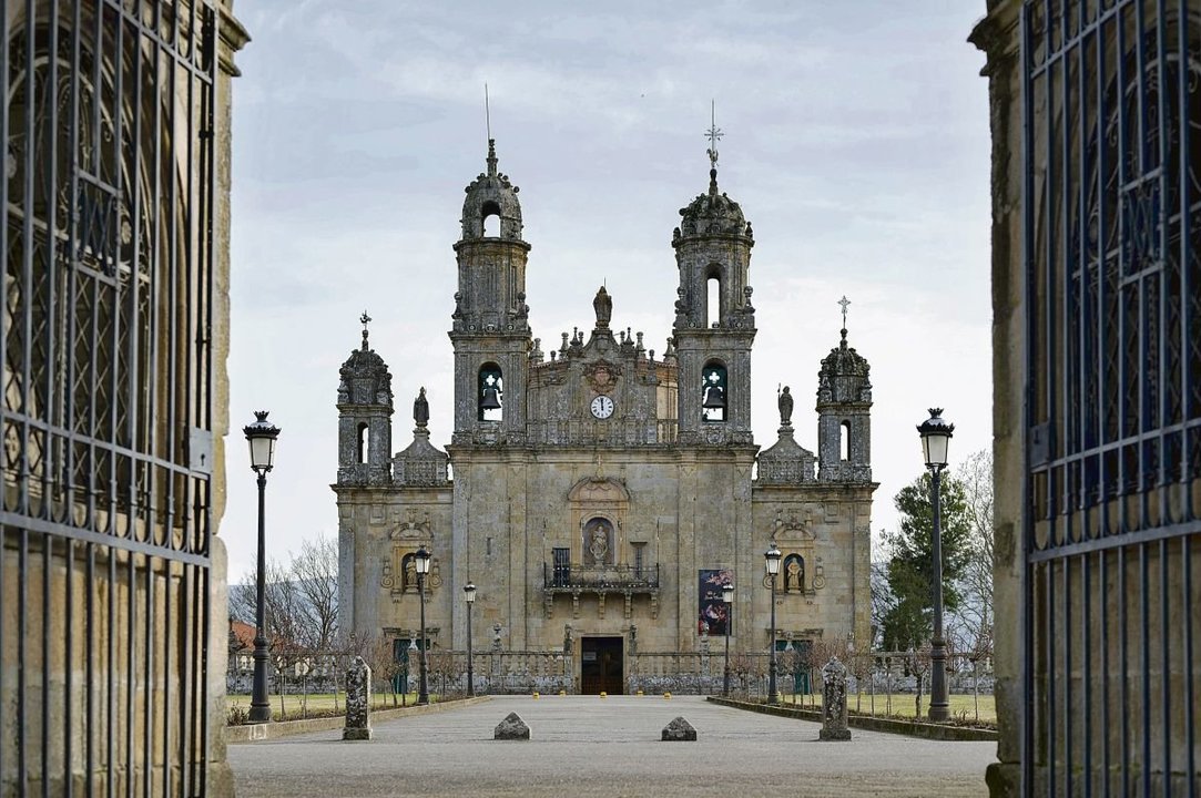 El Santuario de la Virxe dos Milagros, un lugar y un recinto emblemáticos, construído en el año 1768.