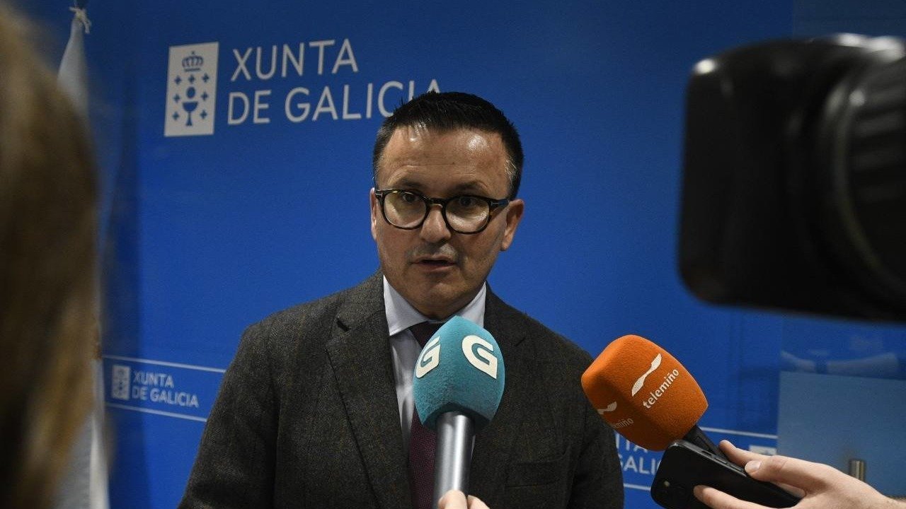 El conselleiro de Medio Rural, José González, este martes.