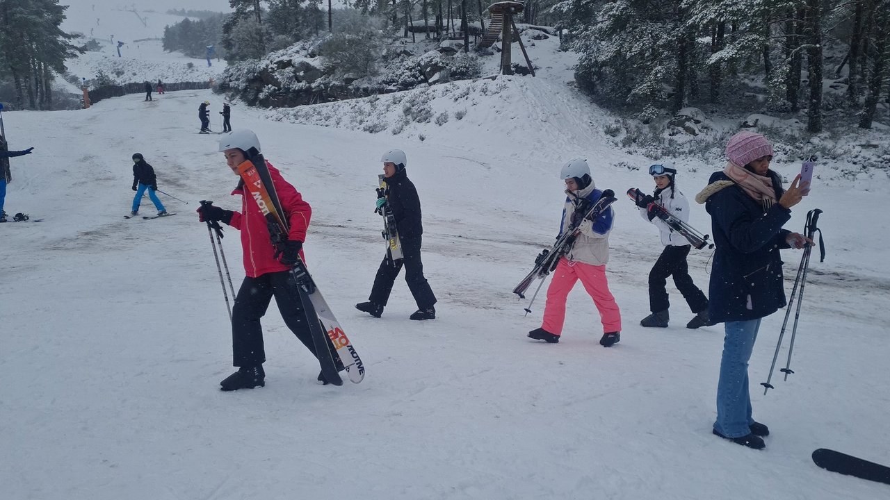Domingo de esquí en Manzaneda.