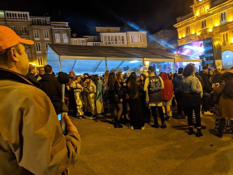 Mediciones de ruido en Ourense por el lunes de Entroido