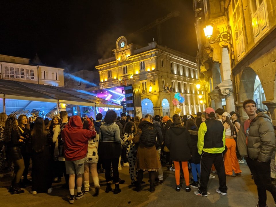 Fiesta de Entroido en el Casco Histórico de Ourense