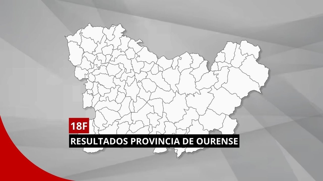 Resultados elecciones gallegas en la provincia de Ourense