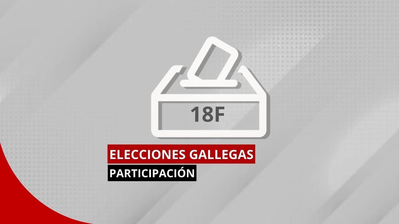 Dato de participación Elecciones gallegas 2024