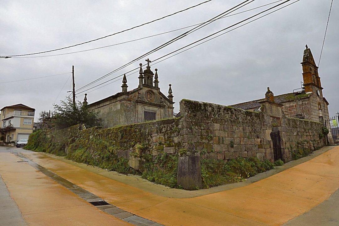 Conjunto parroquial de Santa María de Ábedes, en Verín.