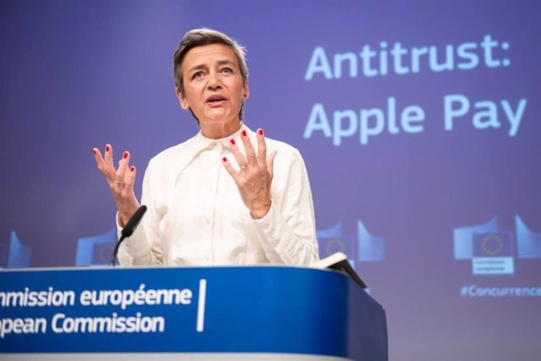 Margrethe Vestager, vicepresidenta comunitaria responsable de Competencia.