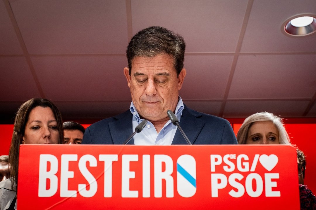El candidato del PSdeG a la Presidencia de la Xunta, José Ramón Besteiro (Europa Press).