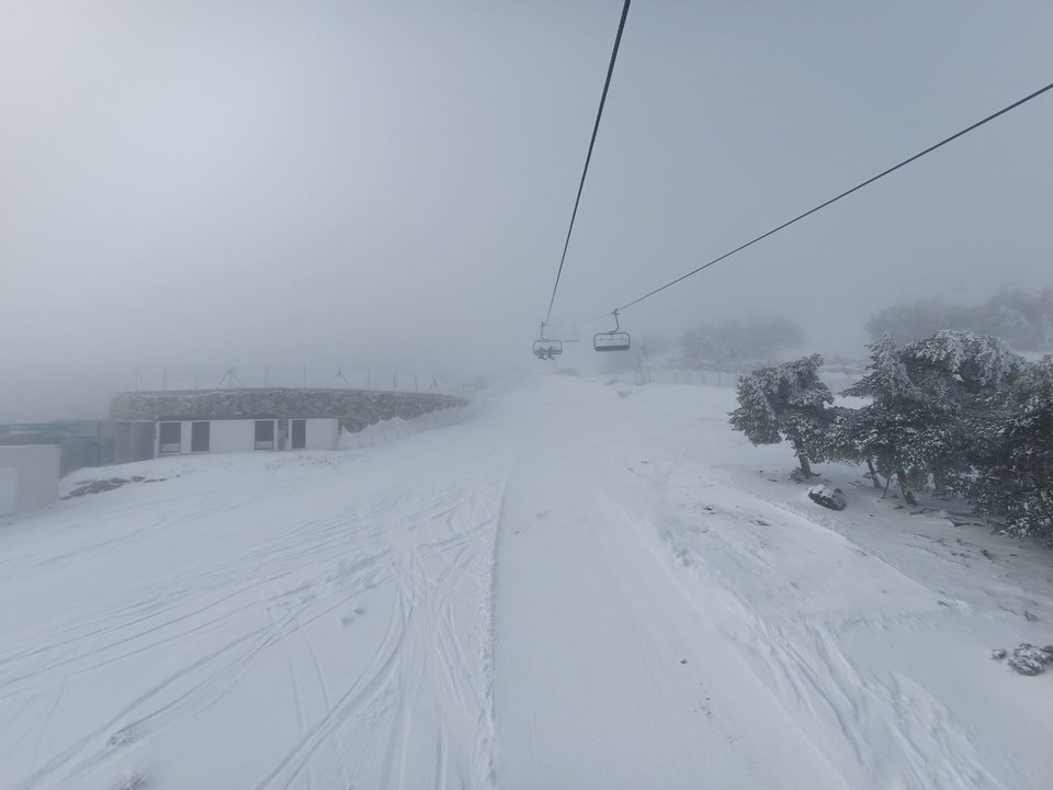 Miércoles de esquí en la Estación de Montaña de Manzaneda