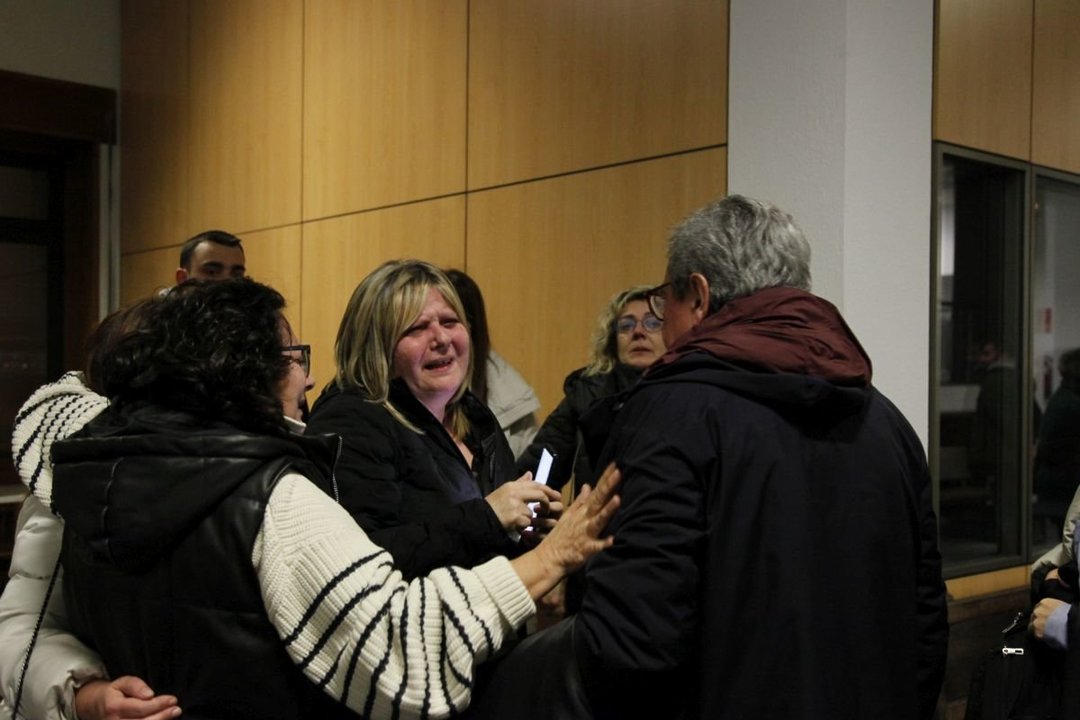 Belén Vázquez, madre de Nerea Añel, tras conocer la decisión del jurado popular.