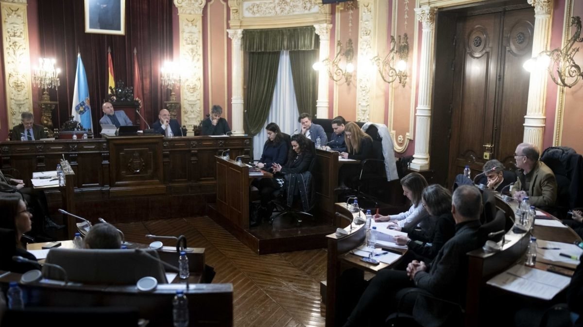 Pleno ordinario del Concello de Ourense (foto: Xesús Fariñas)