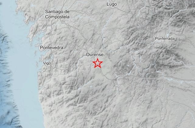 Terremoto en Ourense (IGN).