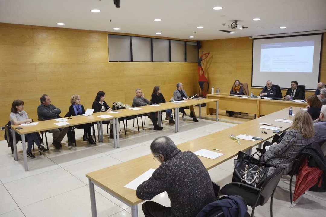 Consello do Campus de Ourense, onte.