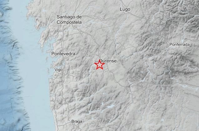 Registro de terremoto en Toén.