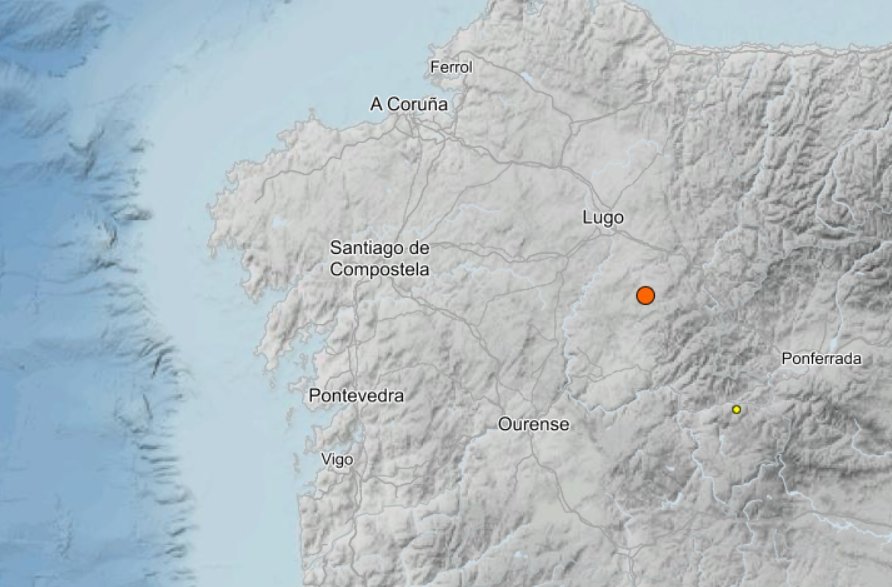Terremoto en Ourense