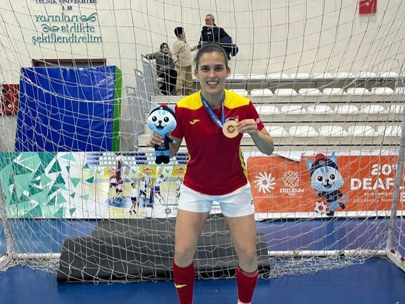 Candela Soria, oro en los Juegos Sordolímpicos.