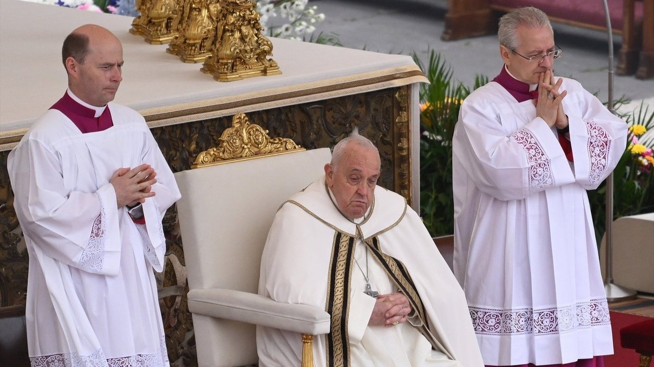 El Papa Francisco en la misa del pasado Domingo de Pascua (EP).