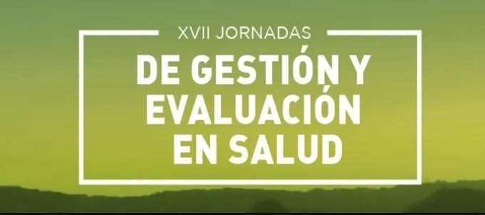 Cartel de las XVII Jornadas de Gestión y Evaluación en Salud.