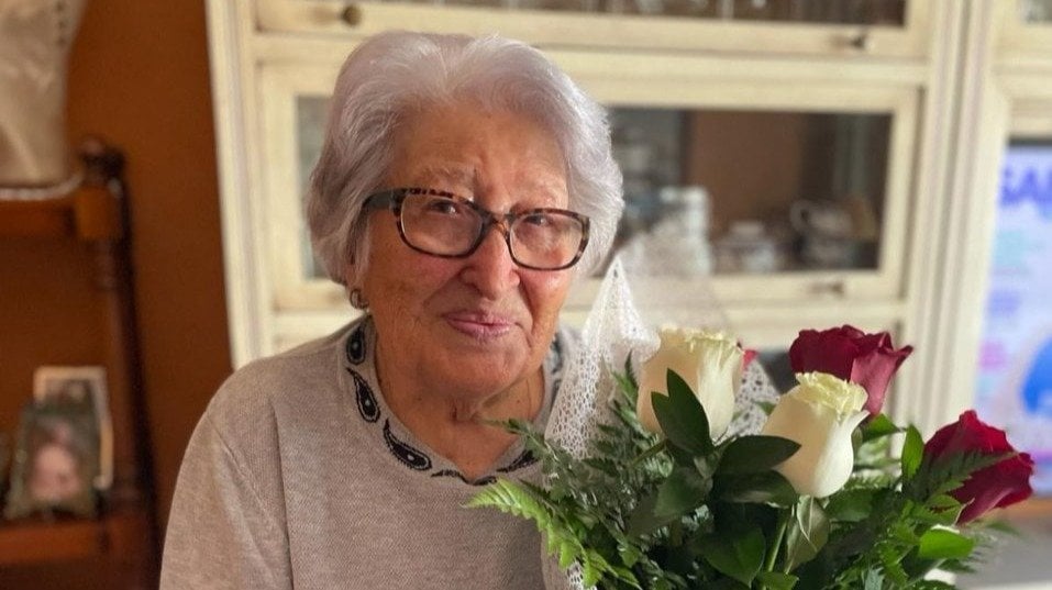 Olimpia González, a punto de cumplir 100 años