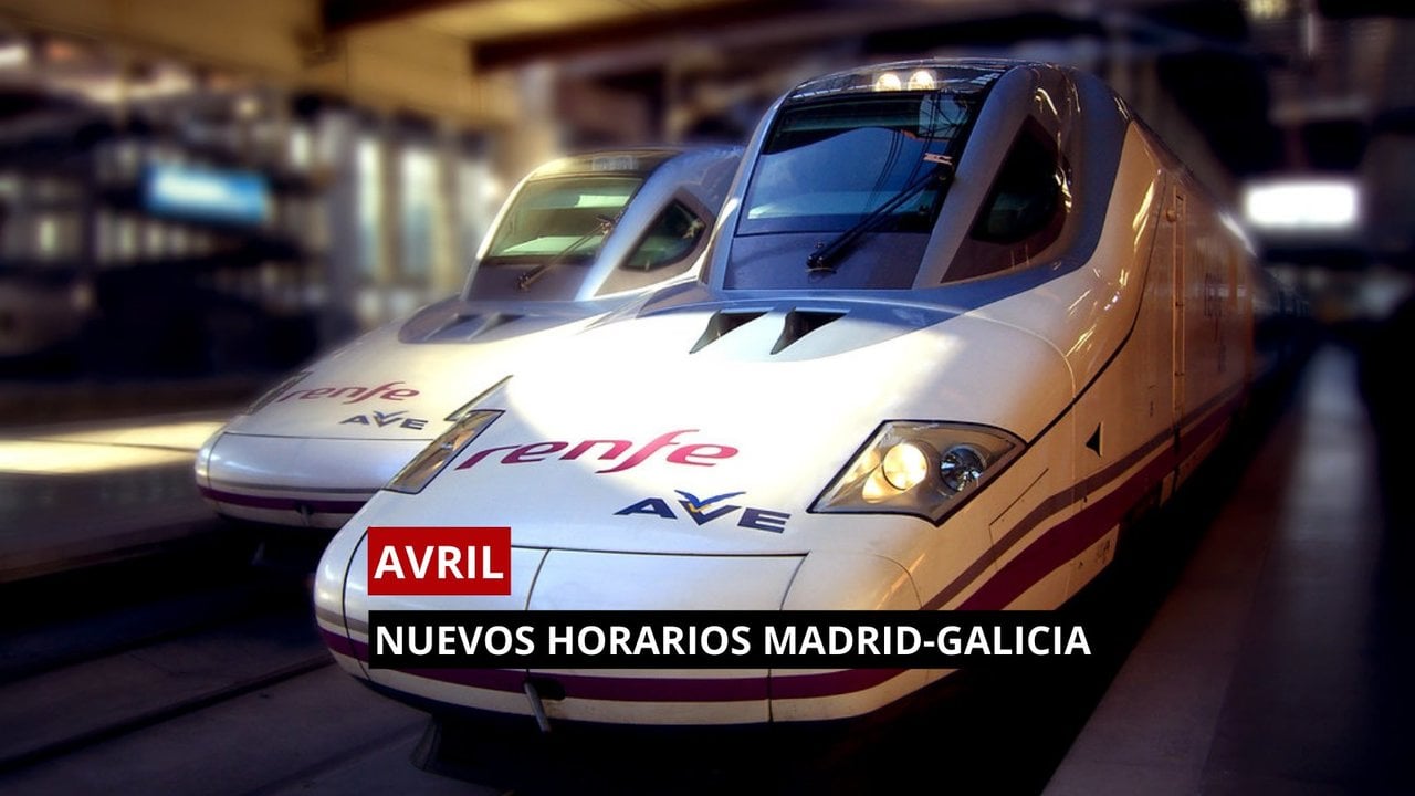 Los AVE Madrid-Galicia iniciarán su funcionamiento el próximo mes de mayo.