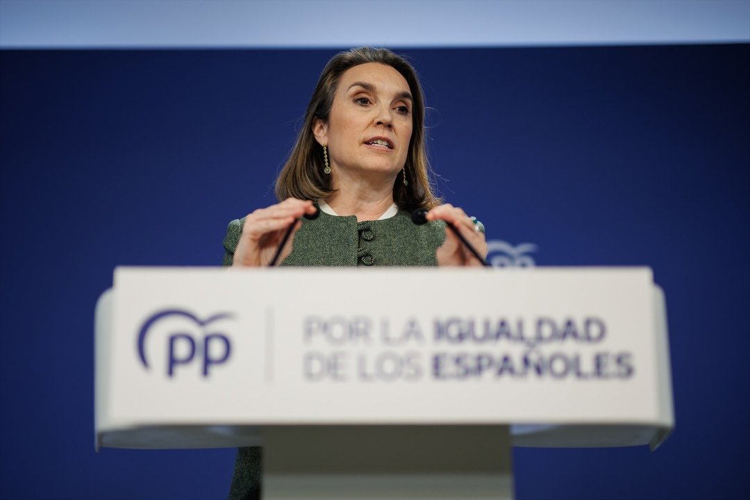 La secretaria general del PP, Cuca Gamarra (EP)