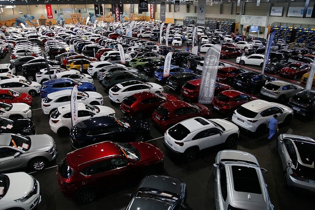 Vehículos a la venta en el último Car Outlet celebrado e mediados de abril en Expourense.