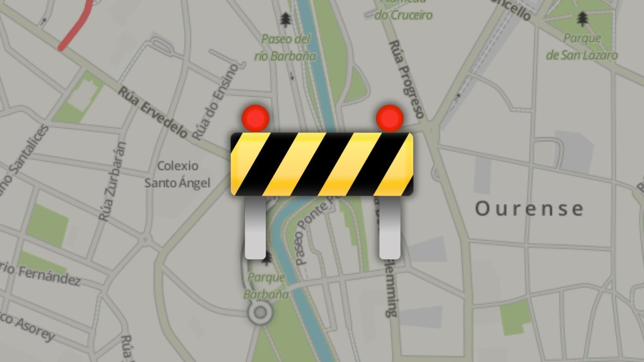 Nuevos cortes de tráfico en Ourense.