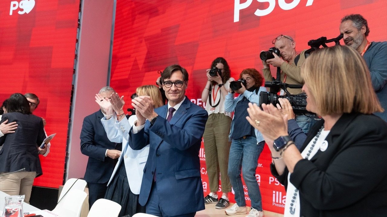 El líder del PSC y candidato del partido a la Presidencia de la Generalitat, Salvador Illa.