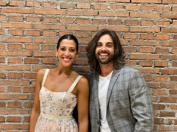 Lucía Pérez e Christian Escudero.