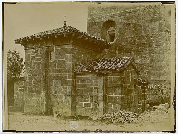 Capela de San Miguel a principios de s.XX.